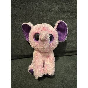 TY Beanie Boo Eva Pink Elephant 5" Plush